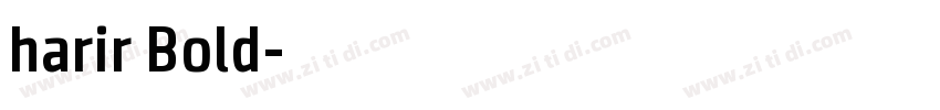 harir Bold字体转换